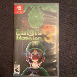 Switch game Luigi mansion 3